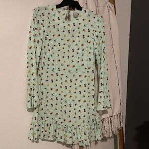 ASOS fluted mini dress